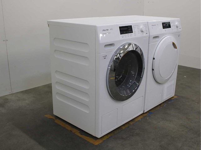 Miele w1 powerwash 2.0 & twindos xl wasmachine & miele t1 eco wasdroger - afbeelding 4 van  8