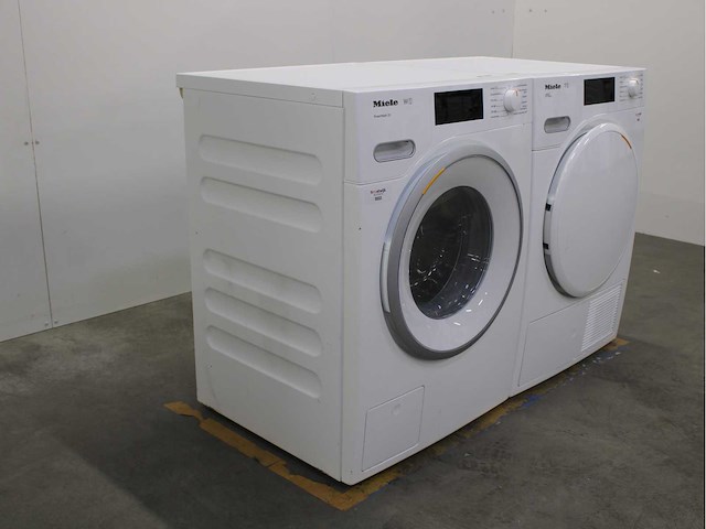 Miele w1 powerwash 2.0 wasmachine & miele t1 eco wasdroger - afbeelding 4 van  8