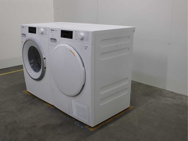 Miele w1 powerwash 2.0 wasmachine & miele t1 eco wasdroger - afbeelding 7 van  8