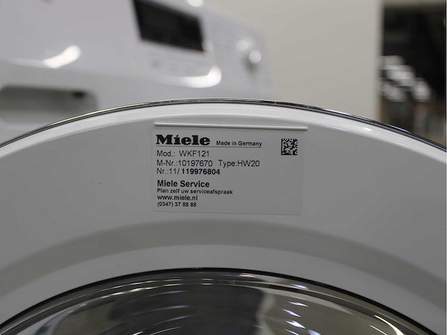 Miele w1 powerwash 2.0 wasmachine & miele t1 steamfinish & eco xl wasdroger - afbeelding 5 van  8