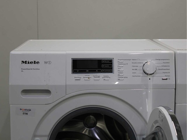 Miele w1 powerwash & twindos xl wasmachine & miele t1 fragrancedos & steamfinish xl wasdroger - afbeelding 3 van  8