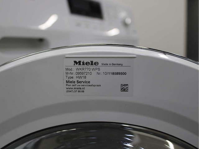 Miele w1 powerwash & twindos xl wasmachine & miele t1 fragrancedos & steamfinish xl wasdroger - afbeelding 5 van  8