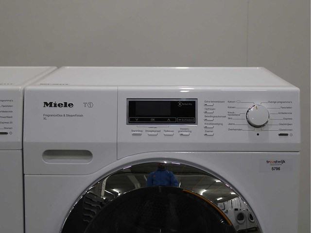 Miele w1 powerwash & twindos xl wasmachine & miele t1 fragrancedos & steamfinish xl wasdroger - afbeelding 6 van  8