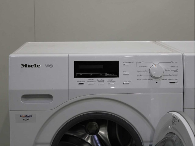 Miele w1 wasmachine & miele t1 eco wasdroger - afbeelding 3 van  8