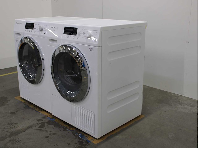Miele w1 wasmachine & miele t1 steamfinish & eco wasdroger - afbeelding 7 van  8