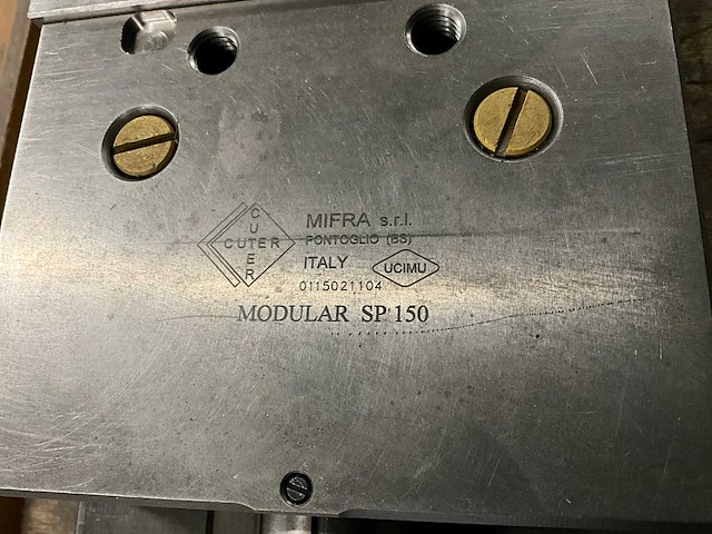 Mifra cuter modulair sp150 mechanische machineklem - afbeelding 4 van  5