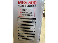 Mig lasapparaat - mig 500 synergic - hyper welding - afbeelding 3 van  8