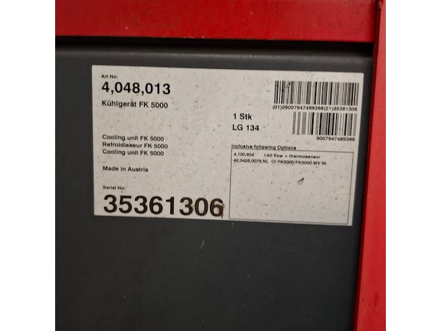 Mig lasapparaat fronius, transsteel 5000, bouwjaar 2024 - afbeelding 31 van  31