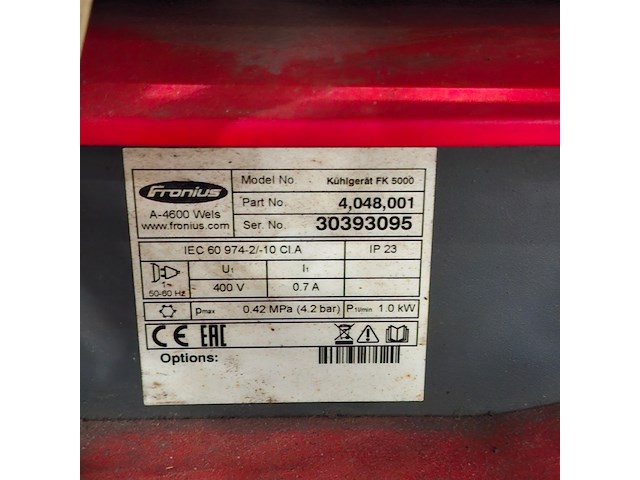 Mig lasapparaat fronius, transsteel 5000 - afbeelding 3 van  26