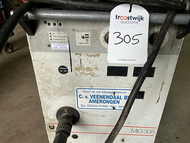 Mig305 mig lasapparaat - afbeelding 5 van  7
