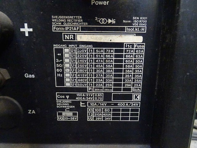 Migatronic - kme 400 - mig lasapparaat - afbeelding 5 van  6