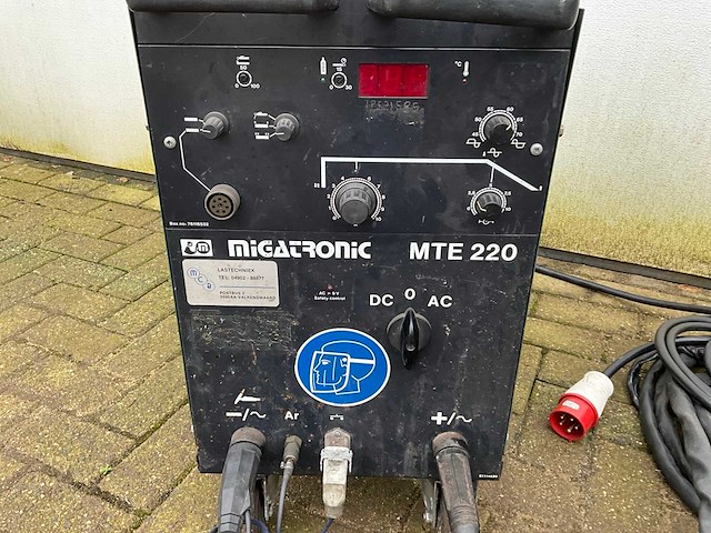 Migatronic mte 220 tig-lasmachine - afbeelding 2 van  3