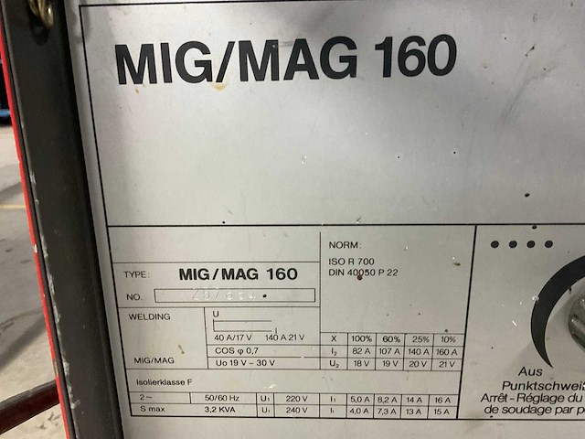 Mig/mag 160 mig lasapparaat - afbeelding 6 van  6