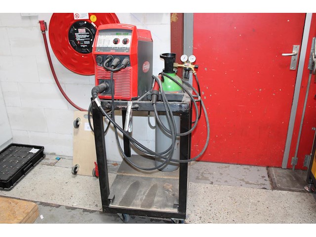 Mig/mag lasapparaat fronium transsteel 2700c incl. 3,5m toorts, massakabel en reduceerventiel op kar. let o... - afbeelding 1 van  4