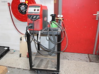 Mig/mag lasapparaat fronium transsteel 2700c incl. 3,5m toorts, massakabel en reduceerventiel op kar. let o...