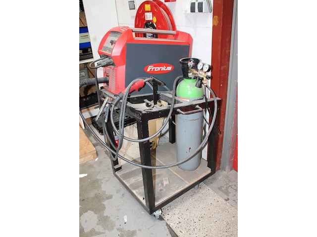 Mig/mag lasapparaat fronium transsteel 2700c incl. 3,5m toorts, massakabel en reduceerventiel op kar. let o... - afbeelding 2 van  4