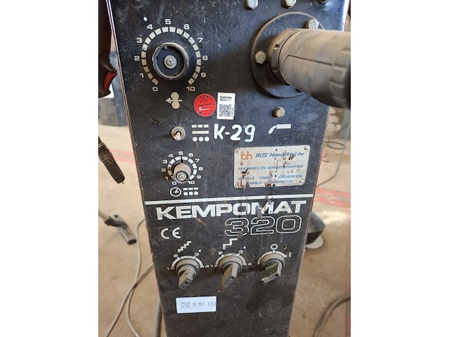 Mig/mag lasapparaat kemppi, kempomat 320 - afbeelding 3 van  6