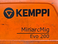 Mig/mag minarc evo 200 kemppi, minarcmig evo 200, bouwjaar 2016, met toorts en aardklem 3m 200a 230v - afbeelding 6 van  10
