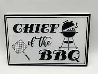 Migros chief of the bbq metalen wandbord (48x)