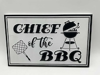 Migros chief of the bbq metalen wandbord (96x) - afbeelding 1 van  4