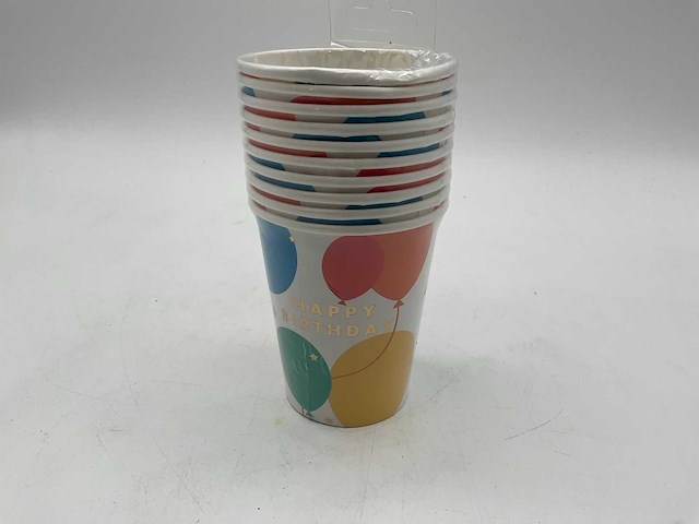 Migros drinkbeker karton happy birtday (1200x) - afbeelding 1 van  4