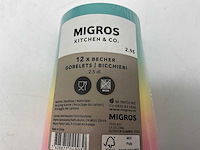 Migros drinkbeker karton regenboog (1200x) - afbeelding 3 van  4