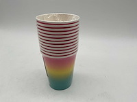 Migros drinkbeker karton regenboog (1200x) - afbeelding 1 van  4