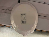 Migros wegwerpbordjes (1000x) - afbeelding 3 van  3