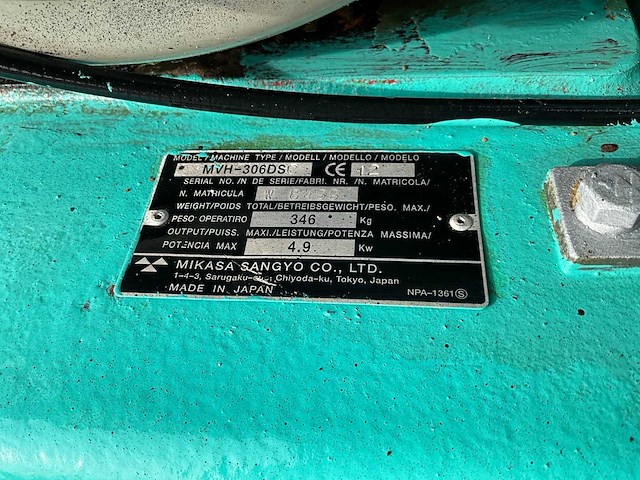 Mikasa mvh-306ds trilplaat - afbeelding 9 van  9