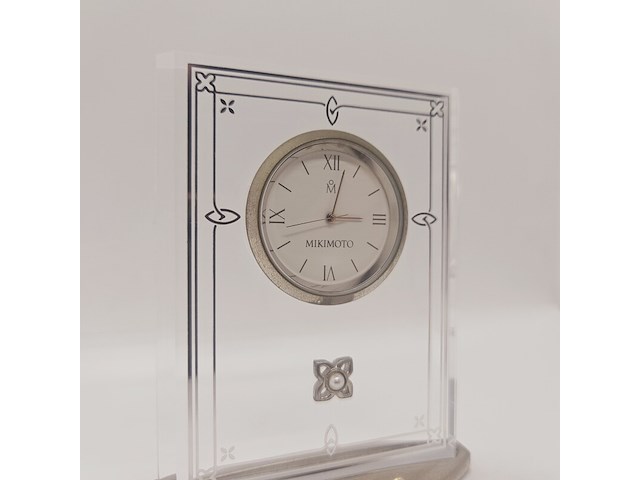 Mikimoto 0910 japanse bureauklok - afbeelding 2 van  5