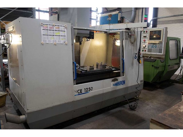 Mikron haas - vce1250 - cnc vertical machining centre - 1996 - afbeelding 7 van  14