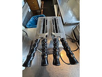 Milan rvs dubbbele toastmachine - afbeelding 3 van  4