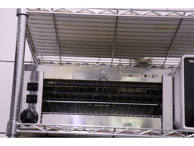 Milan toast/tosti-apparaat - 44x24x22cm - afbeelding 1 van  2