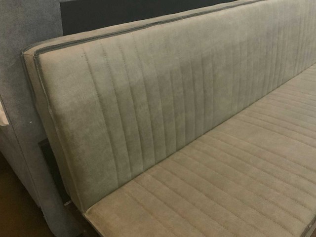 Milano grey 185cm eettafel bank - afbeelding 5 van  5