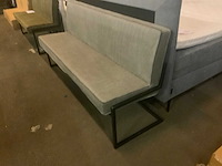Milano grey 185cm eettafel bank - afbeelding 2 van  5