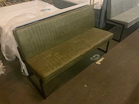 Milano moss 155cm eettafel bank - afbeelding 3 van  4