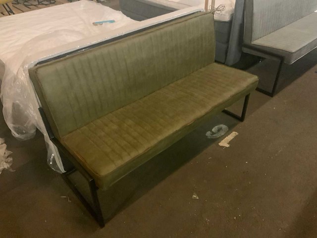 Milano moss 155cm eettafel bank - afbeelding 4 van  5