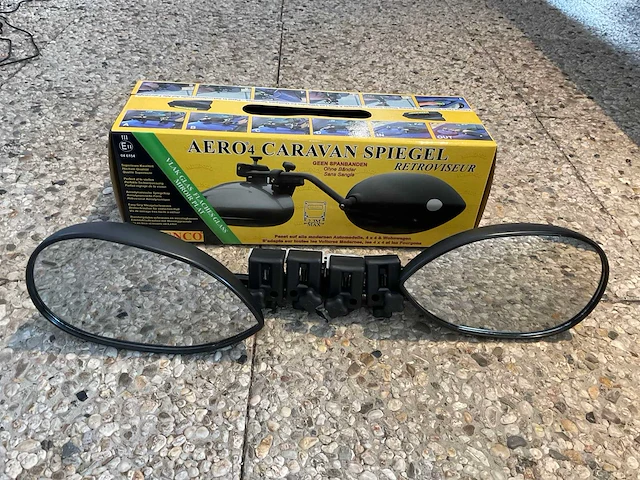 Milenco aero 4 set caravanspiegels (4x) - afbeelding 1 van  1