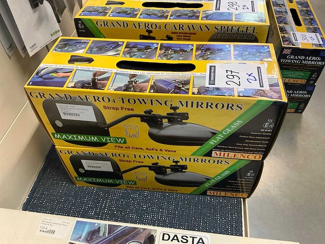 Milenco grand aero caravan spiegel (2x) - afbeelding 2 van  3