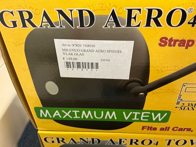 Milenco grand aero caravan spiegel (2x) - afbeelding 3 van  3