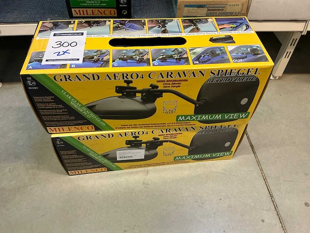 Milenco grand aero caravan spiegel (2x) - afbeelding 2 van  3
