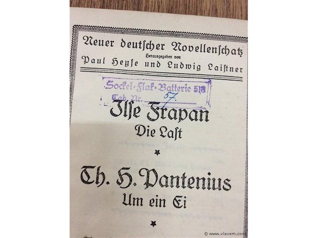 Militaria boek gestempeld - afbeelding 2 van  2