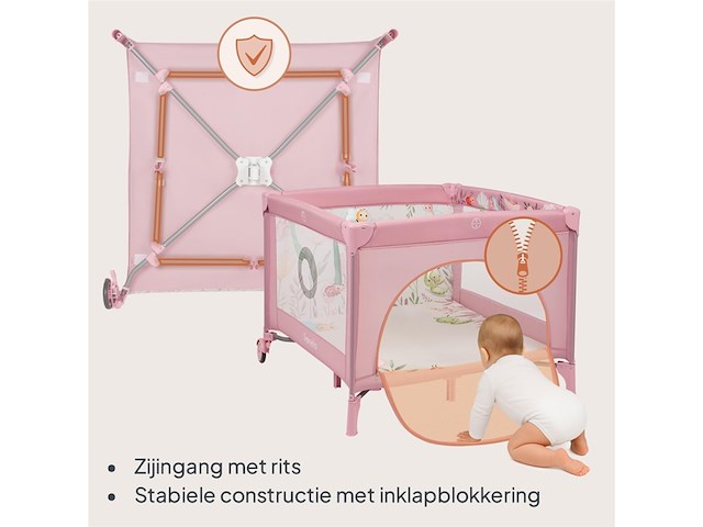 Mille plus box en reisbedje 2in1 voor baby's - afbeelding 3 van  5