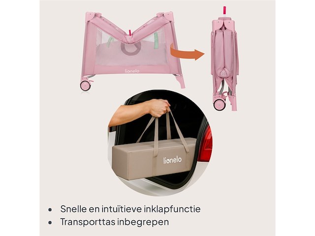 Mille plus box en reisbedje 2in1 voor baby's - afbeelding 4 van  5