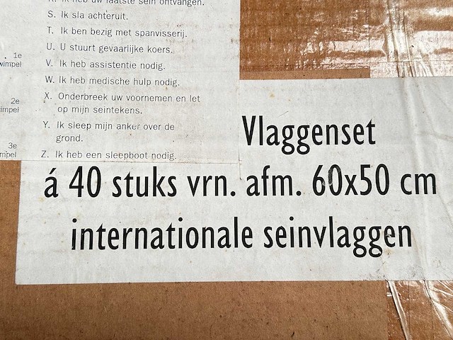 Millenium set internationale seinvlaggen (2x) - afbeelding 2 van  4