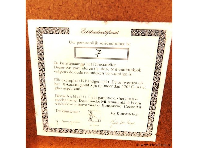 Milleniumklok 2000 - afbeelding 3 van  5