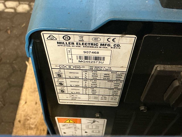 Miller electric - xmt 450 mpa - mig welding machine - 2016 - afbeelding 2 van  12