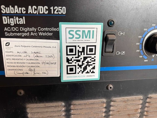 Miller electric mfg. co. - subarc ac/dc 1250 digital - lasstroombron - afbeelding 8 van  16