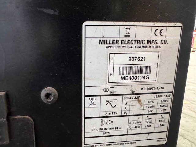 Miller electric mfg. co. - subarc ac/dc 1250 digital - lasstroombron - afbeelding 8 van  10