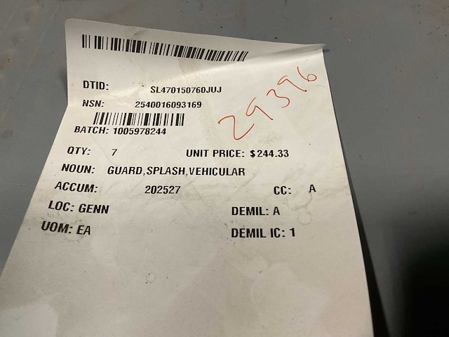 Miller industries century splash guard set - afbeelding 4 van  4